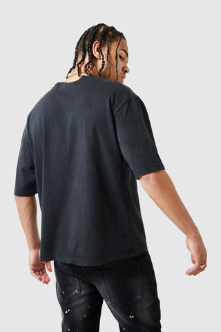 All Star Tee - Acid Wash Black