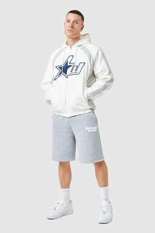 LW Star Windbreaker - White