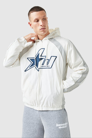 LW Star Windbreaker - White