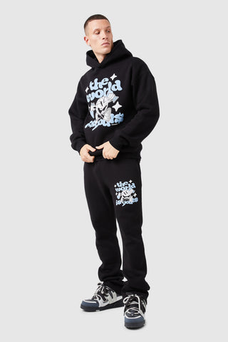 World Is Yours Tracksuit - Black