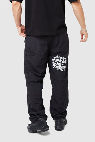 World Is Yours Cargo Pant - Black