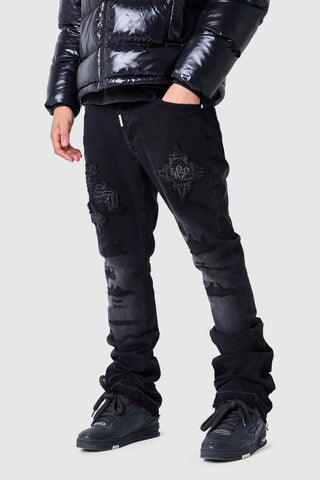 Icon Patch Jean - Black