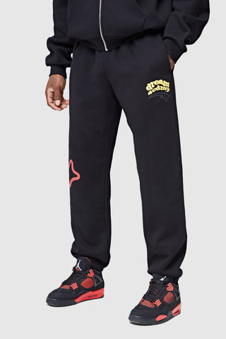 Dream Acdmy Zip Tracksuit - Black/Yellow/Red