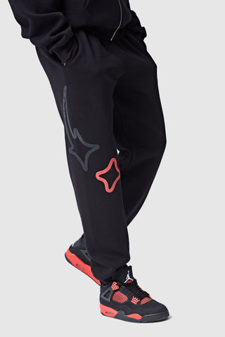 Dream Acdmy Zip Tracksuit - Black/Yellow/Red