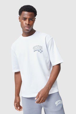 Dream Acdmy Tee - White/Grey