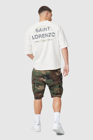 St Lorenzo Painter Tee - Off White