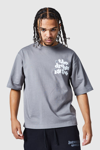 Dream Is Free 2.0 Tee - Steel