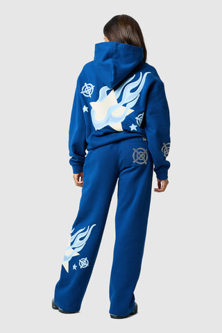 Womens Shoot For The Stars Hood - Ocean Navy