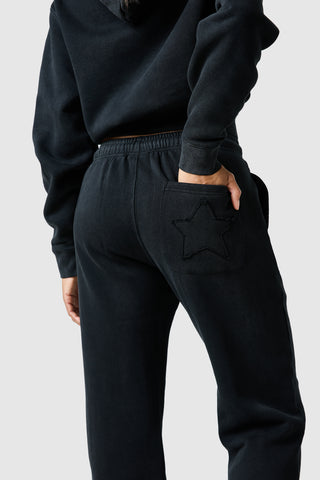 Womens Lrzo Wrld Applique Tracksuit - Black