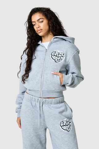 Womens Nova Hood - Grey Marl