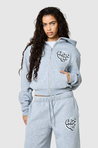 Womens Nova Hood - Grey Marl