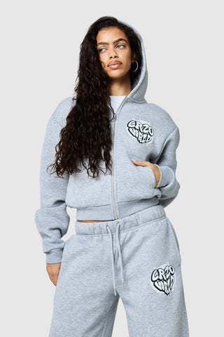 Womens Nova Hood - Grey Marl