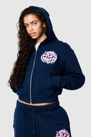 Womens Nova Tracksuit - Ebony Blue