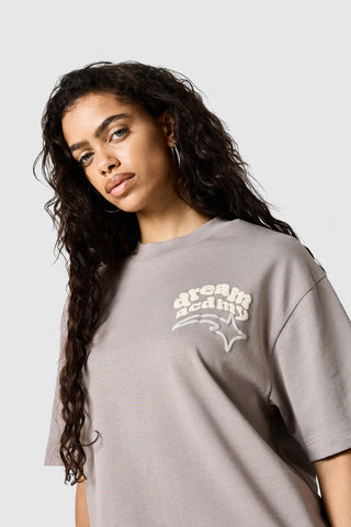 Womens Dream Acdmy Tee - Soft Taupe