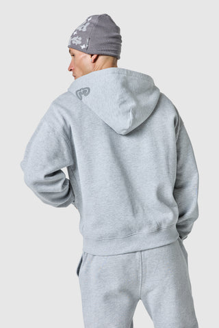 World Is Yours Fz Hood - Grey Marl