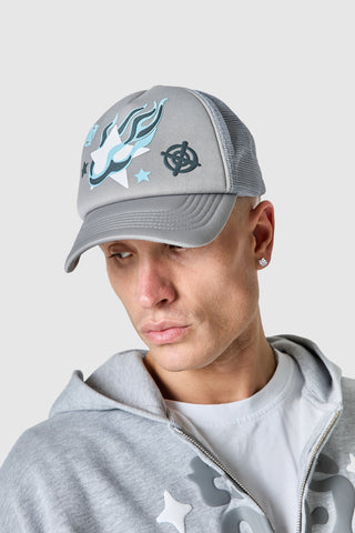 Target Trucker Cap - Moon Grey