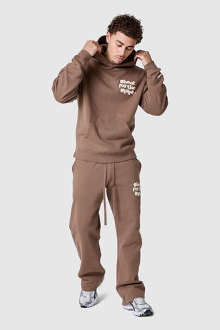 Shoot For The Stars Tracksuit - Earthy Brown