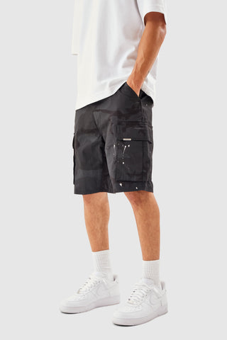 GENERAL CARGO SHORT -  BLACK CAMO