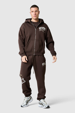 Dream Acdmy Zip Hood - Rich Brown