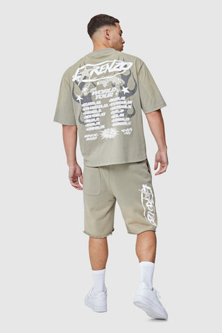 World Tour Tee - Khaki